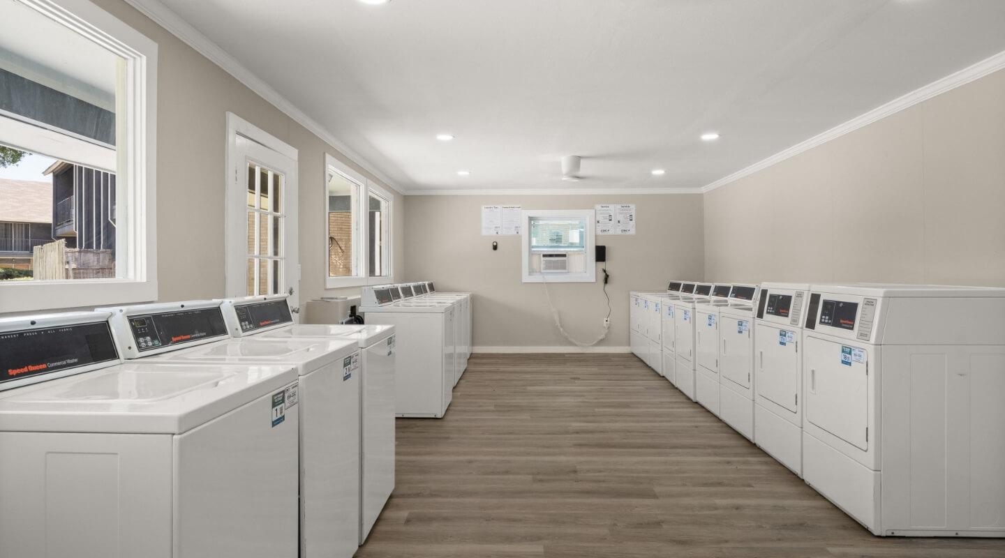 the laundry room